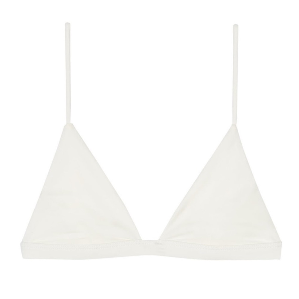 Mikoh “Gomi” bikini top in “Ecru” (white) color; size S; worn just 2x